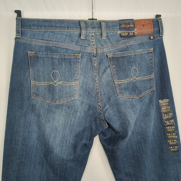 Lucky Brand Blue Jeans 14 Bootcut Sofia NWT - Picture 7 of 10